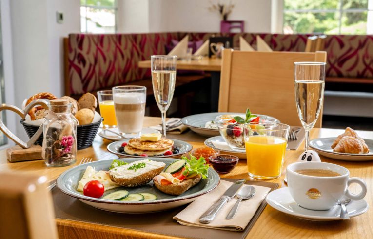 Frühstück im Bayerischen Wald