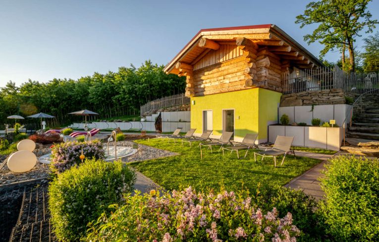 Blockhaus Sauna im Bayerischen Wald